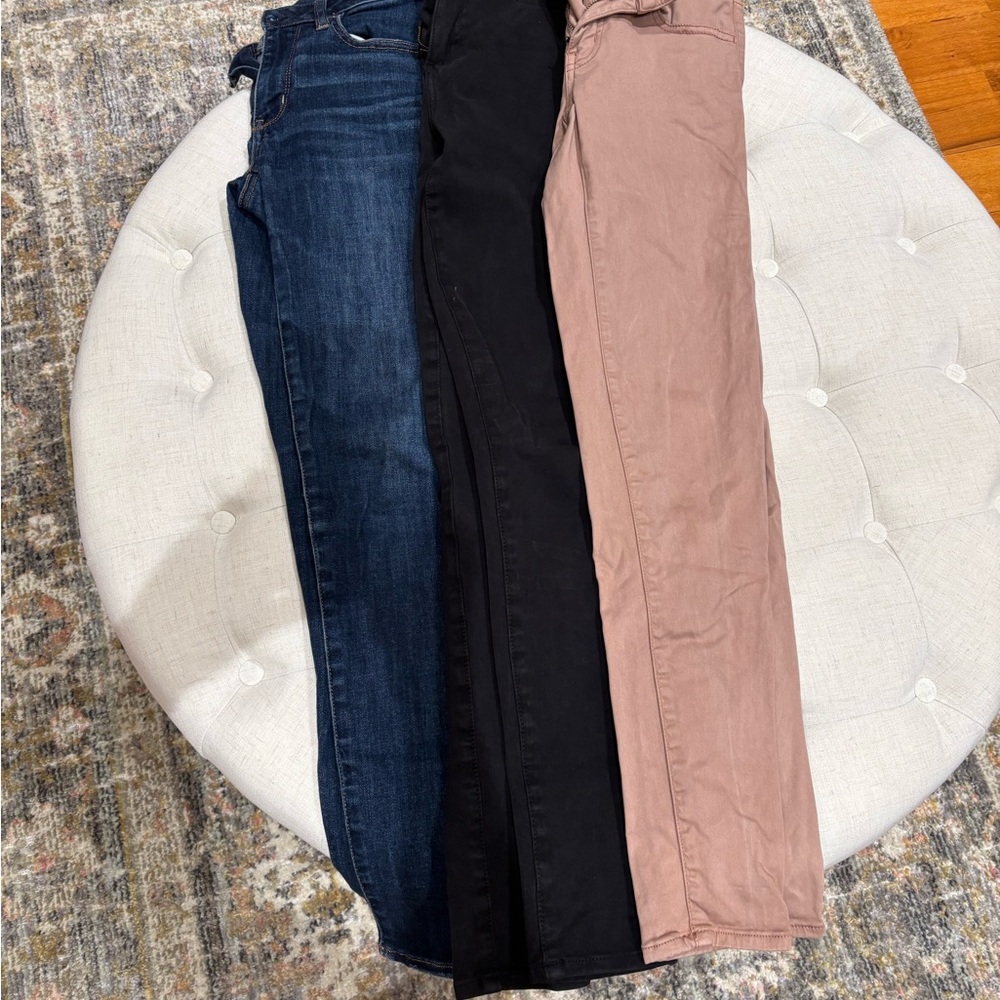 American Eagle Outfitters Women's Skinny Jeans - Blue, Black, Pink